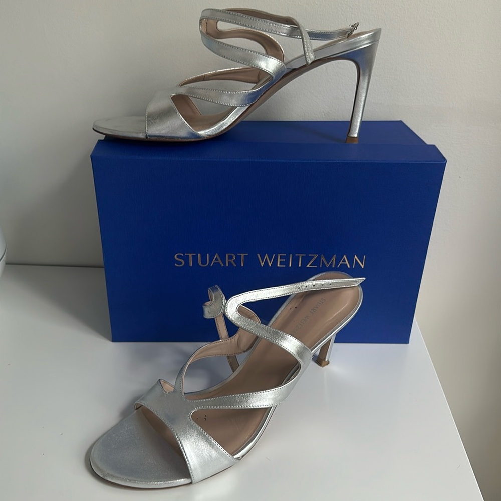 ⭐️ Stuart Weitzman Mariposa Ankle Sandal Size 10 - Picture 3 of 12